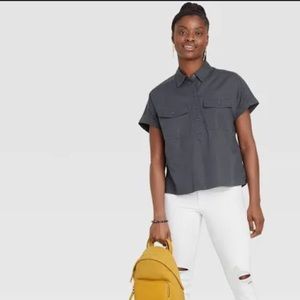 Universal Thread , short sleeve utility button down